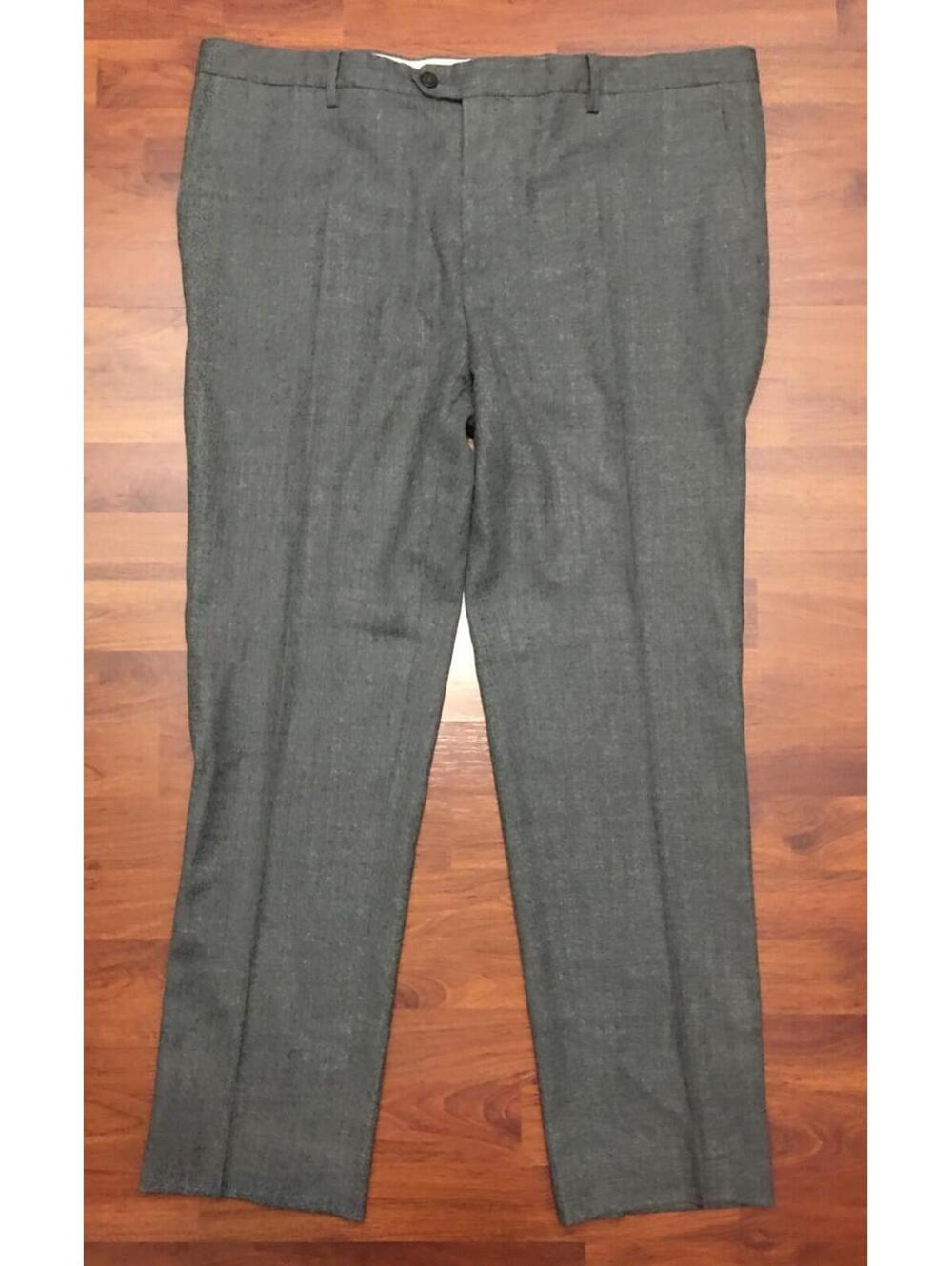Etro Milano Men's Gray 100% Wool Dress Pants Italy sz 41" x 31"